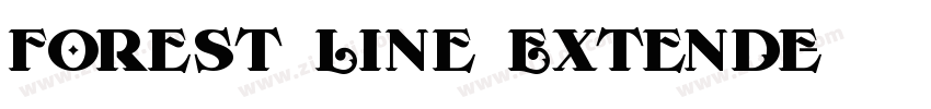 Forest Line Extende字体转换